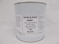 2.5lt Patio, Path & Paving Slab Paint Garden BBQ Tarmac - Black