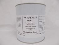 2.5lt Patio, Path & Paving Slab Paint Garden BBQ Tarmac - Wimbledon Green