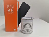 150ml - Tile Grout-Grouting Paint Satin Finish Brush Applied - Anthracite Grey RAL 7016 