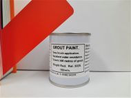 150ml - Tile Grout-Grouting Paint Satin Finish Brush Applied - Bright Red RAL 3020