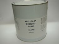 2.5Lt Clear Anti Slip Decking Paint Make Deck Steps & Slopes Safe