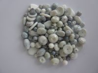 250 Mixed Glass Acrylic Jewellery Making Craft Beads Moon Dust