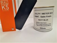 1 x 500ml Utility & Meter Box Paint. Navy / Dark Blue BS 20C40. Satin Finish