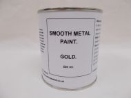 500ml Smooth Metal Gold Paint. For Gates, Fencing, Wrought Iron 